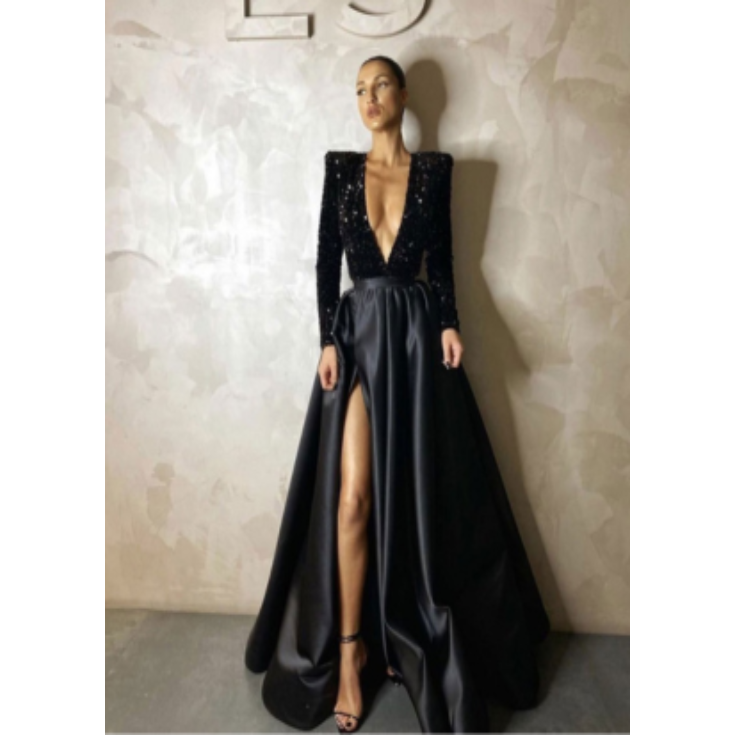 Lia Stublla Ball Gown Black