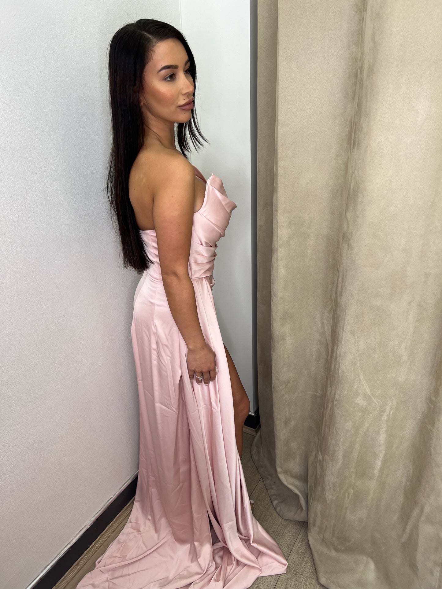 SBS Mira High Split Gown - Pink