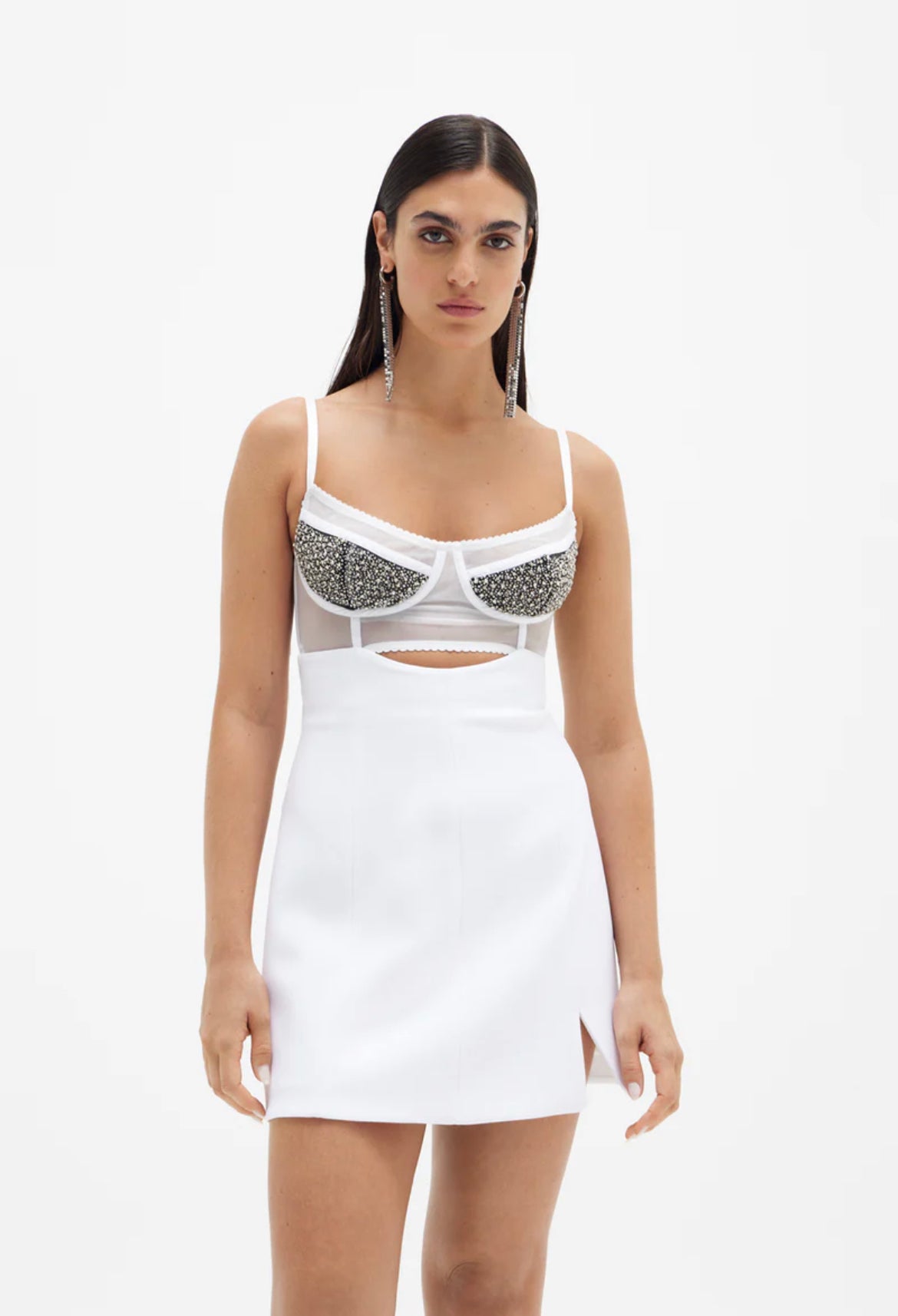 Rachel Gilbert Hartley Mini Dress - White