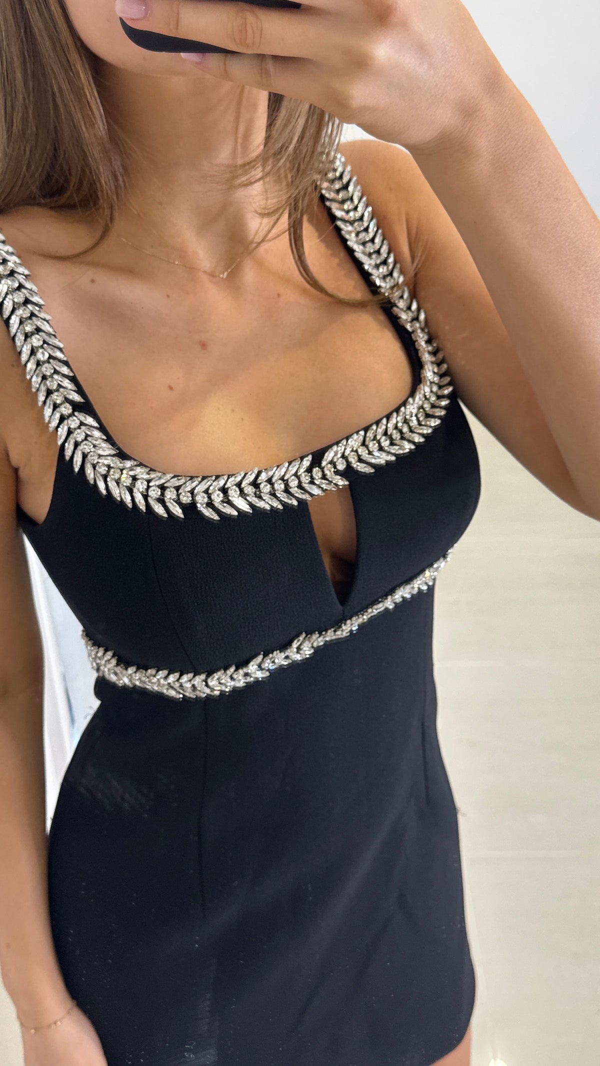 Rebecca Vallance Alpine Mini Dress - Black