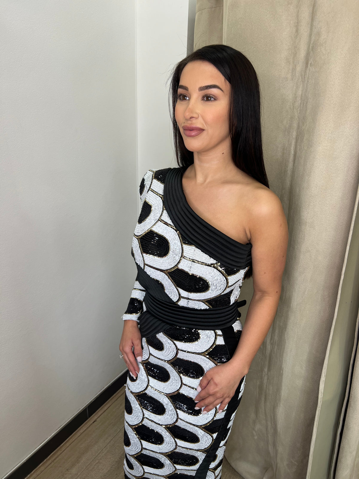 Zhivago Sequin Midi Dress