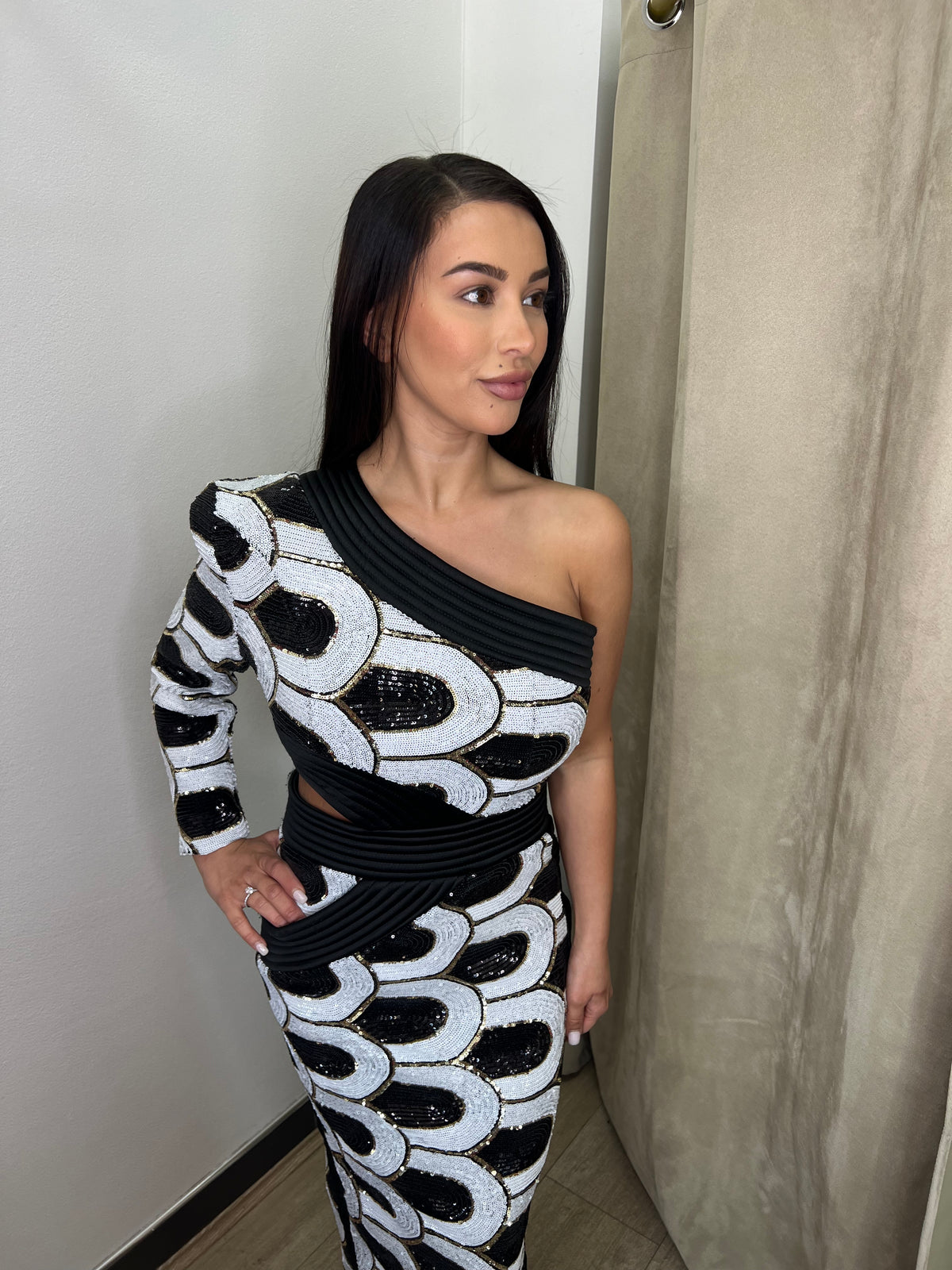 Zhivago Sequin Midi Dress