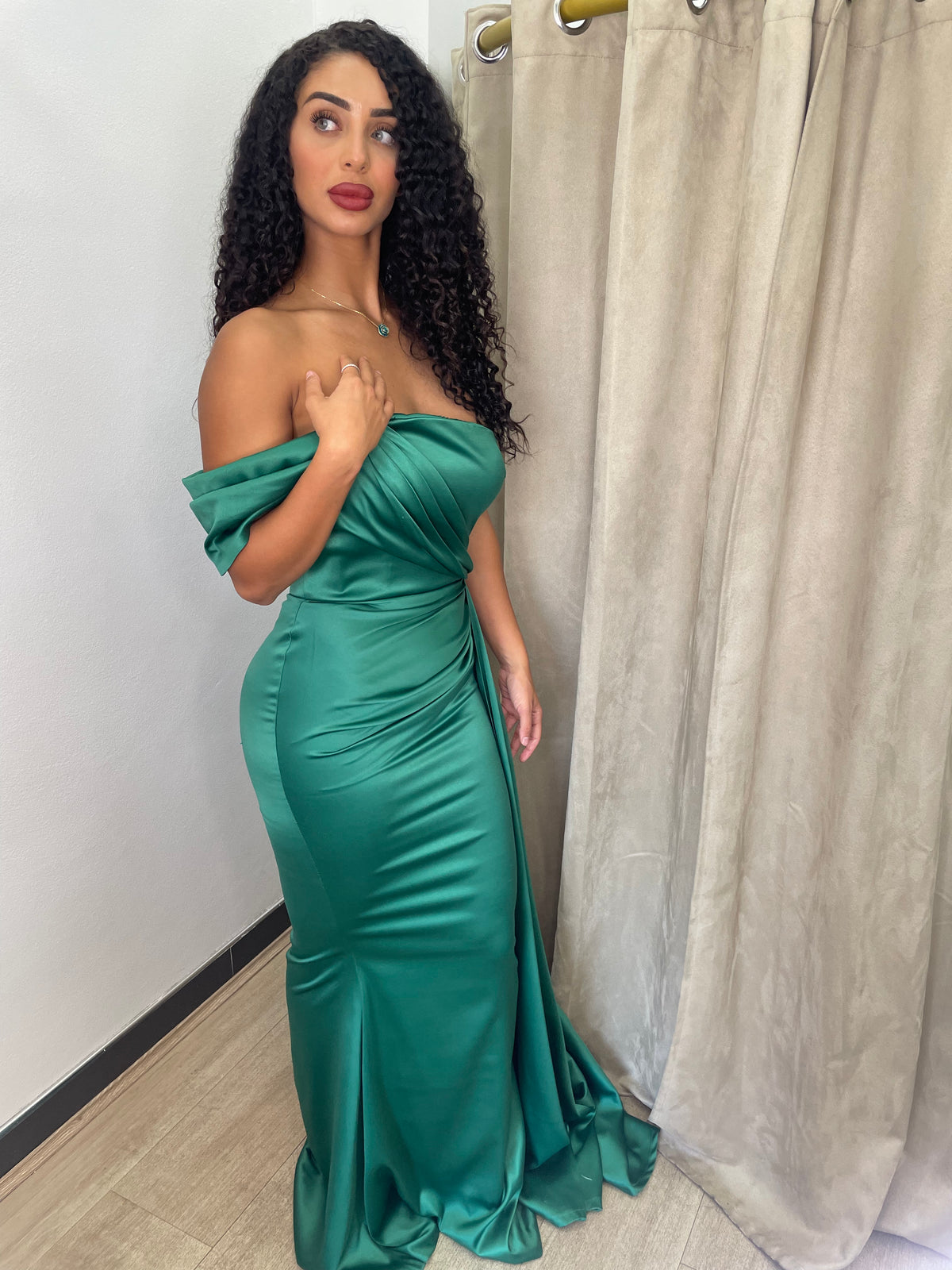 Lizzy Emerald Green Gown