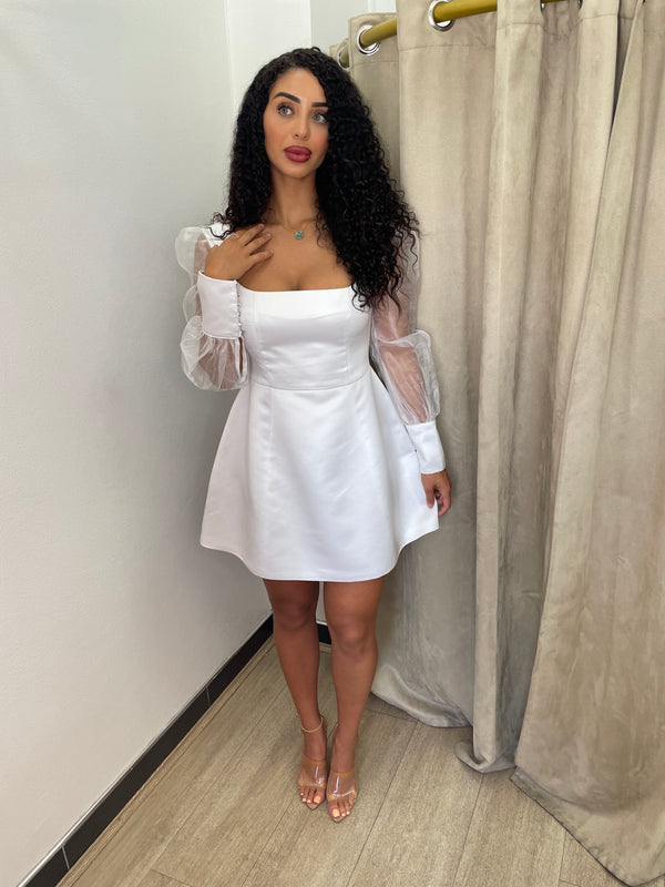 Sbs Chloe Mini Dress – White