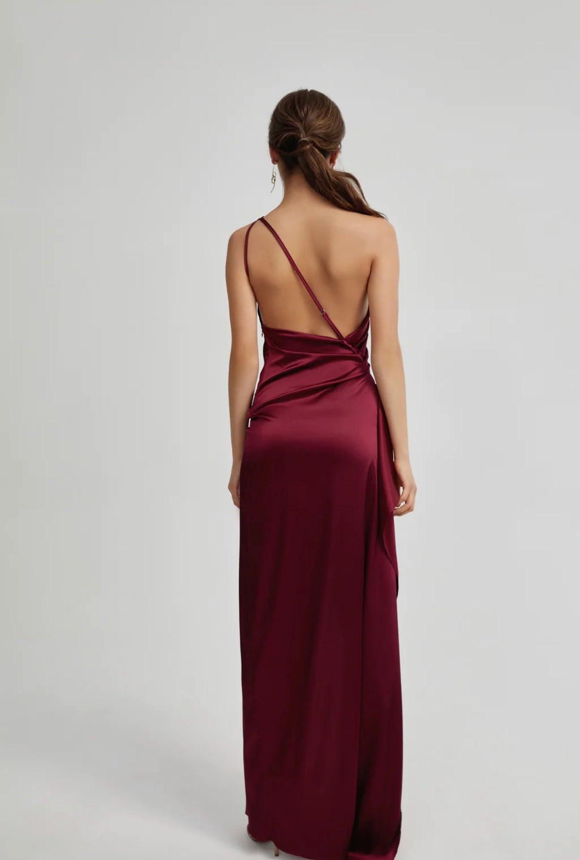 Lexi Samira Burgundy Dress
