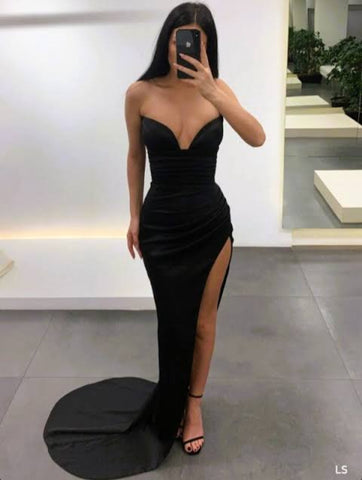 Lia Stublla Black Milano Gown