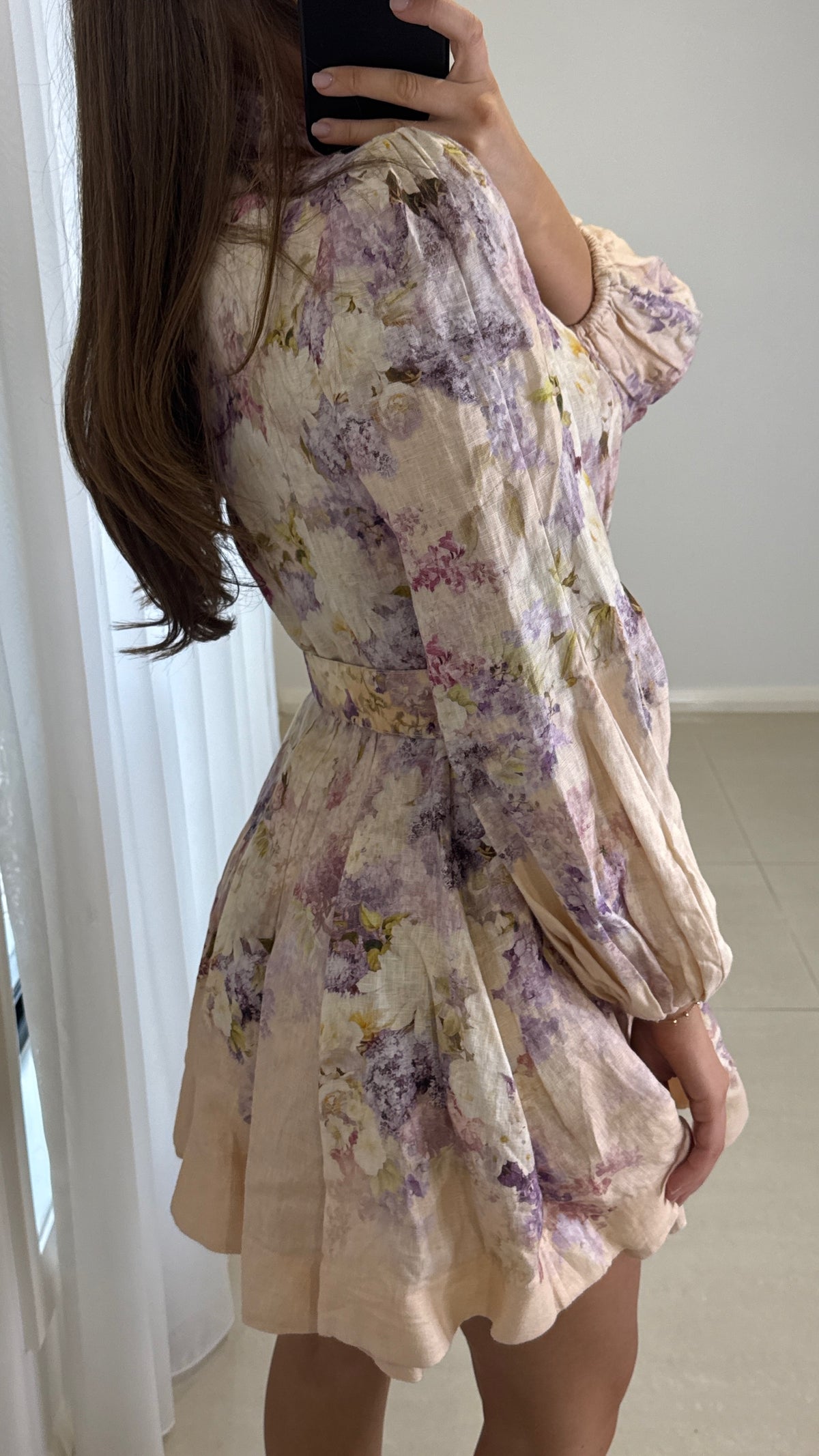 Zimmermann Lyrical Buttoned Mini Dress