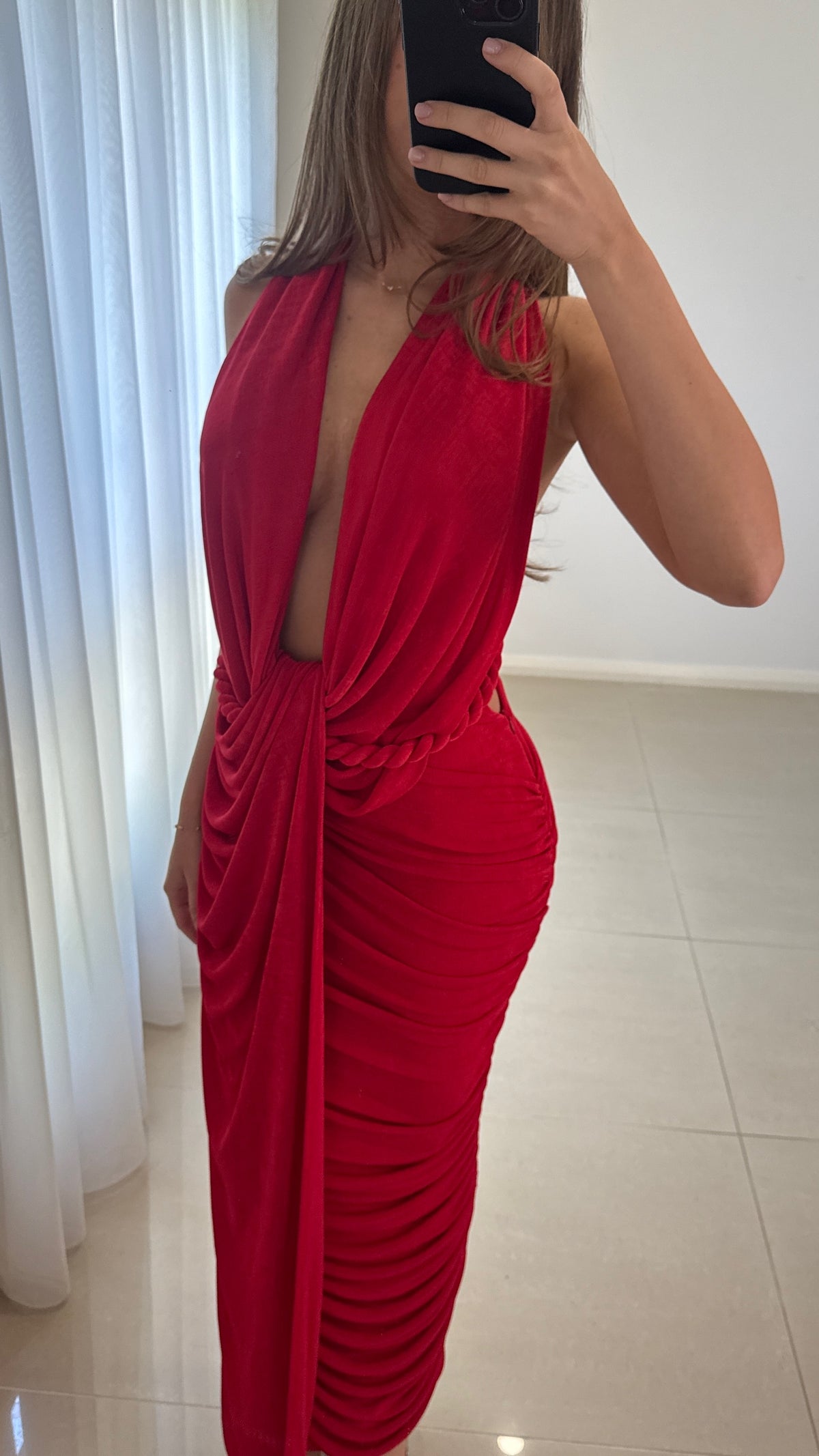 BBX Londres Gown - Strawberry Red