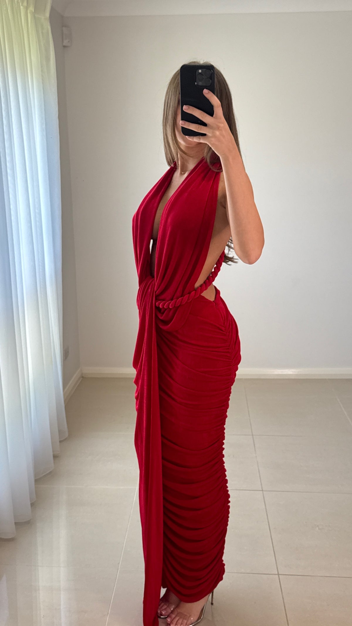 BBX Londres Gown - Strawberry Red