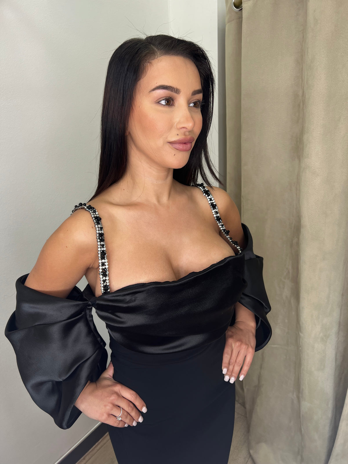 Leyla Black Gown