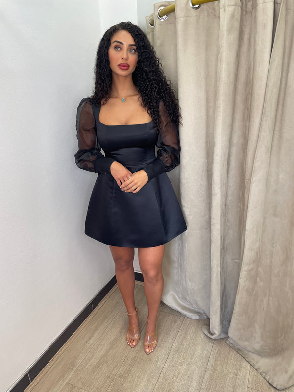 SBS Chloe Mini Dress - Black
