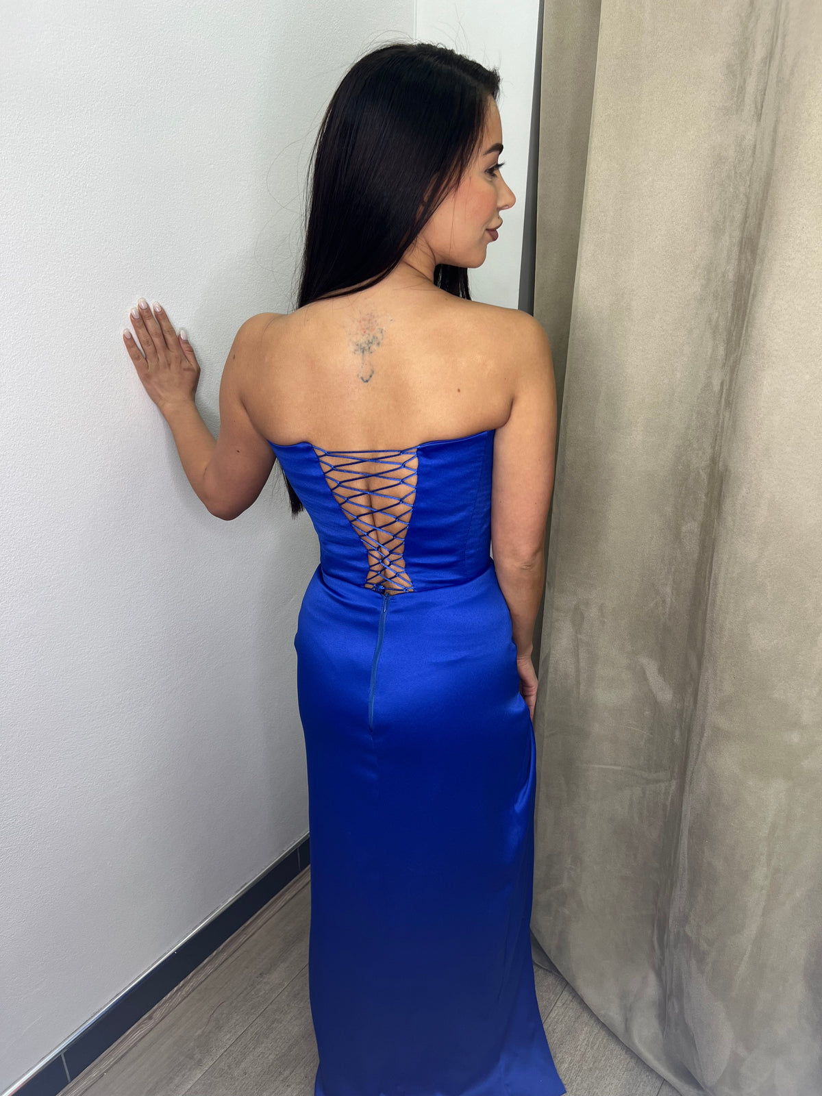 Alia Corset Blue Gown