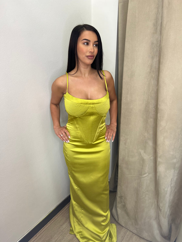 Sbs Dani Olive Green Gown