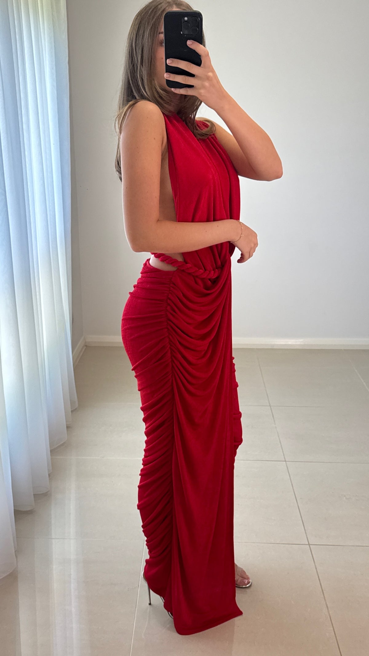 BBX Londres Gown - Strawberry Red