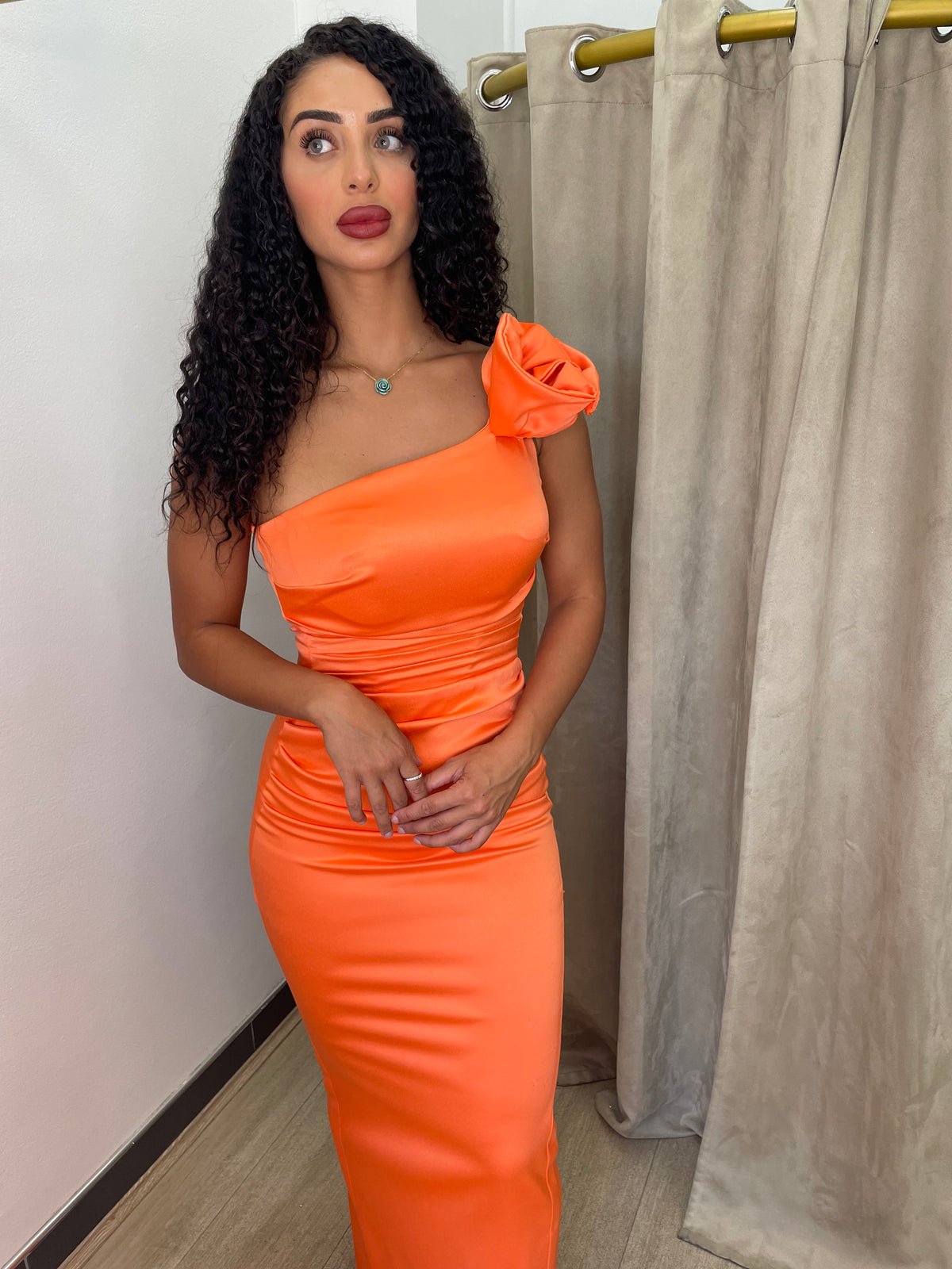 Rosie Orange Gown