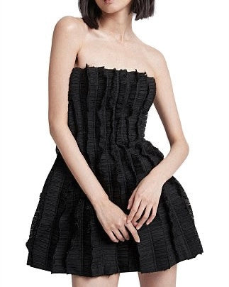 Aje Hybrid Sleeveless Mini Dress - Black