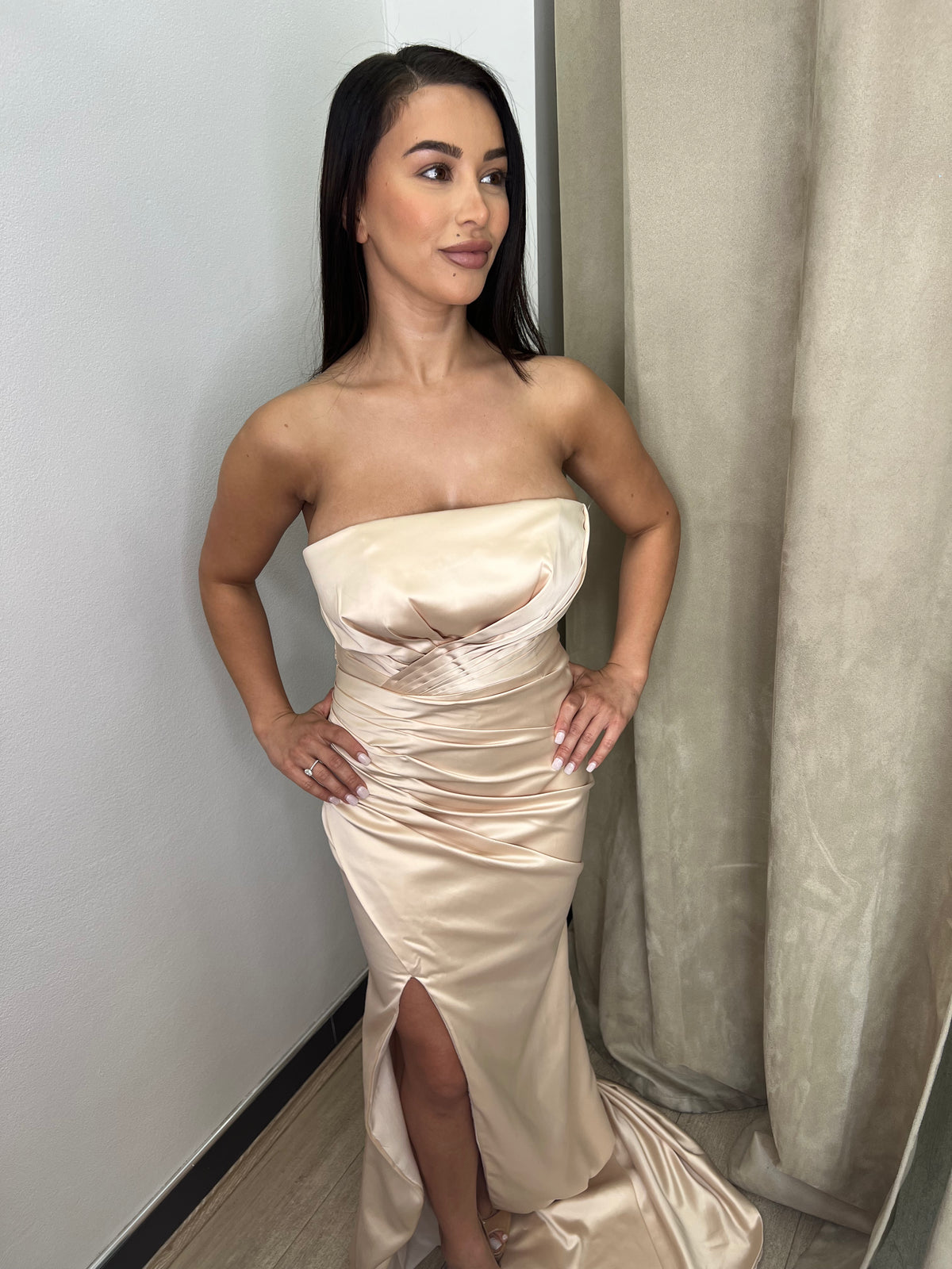 Maya Gold Gown