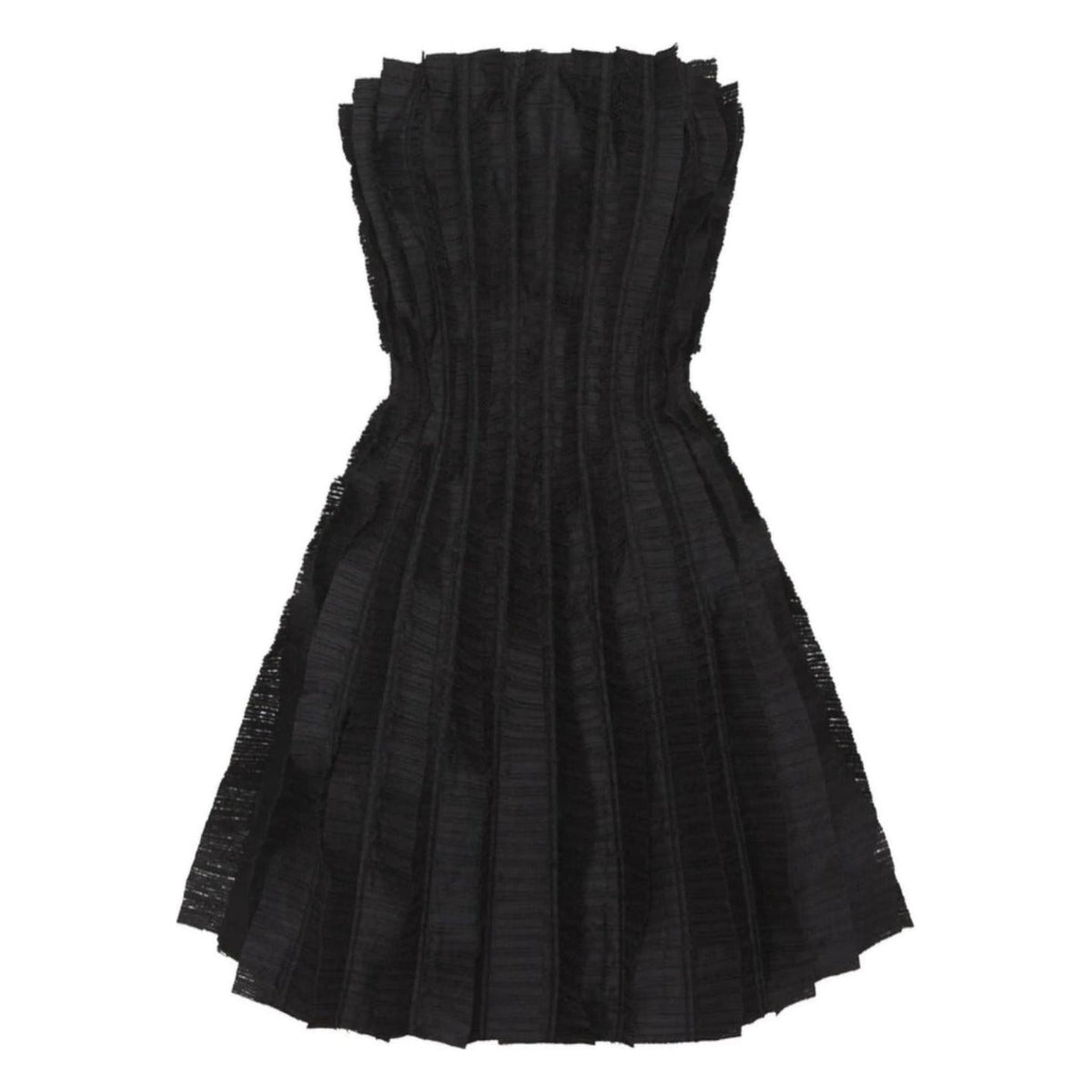Aje Hybrid Sleeveless Black Mini Dress