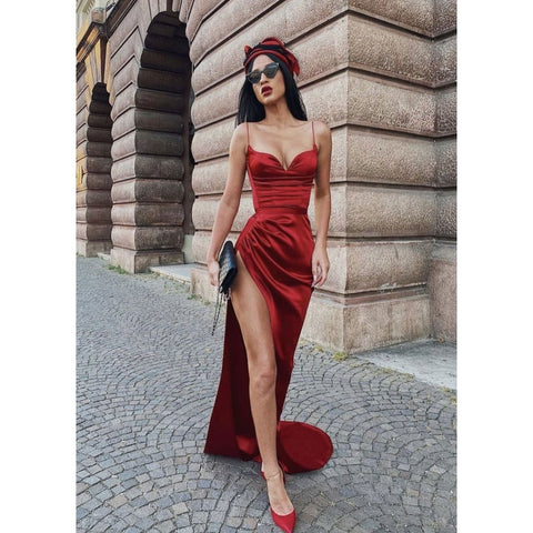 Lia Stublla Red Heart Gown