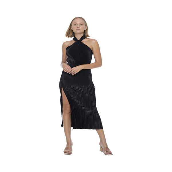 L’IDEE Soiree Midi Dress – Black