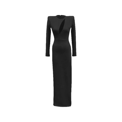 Meraki Alex Black Keyhole Dress