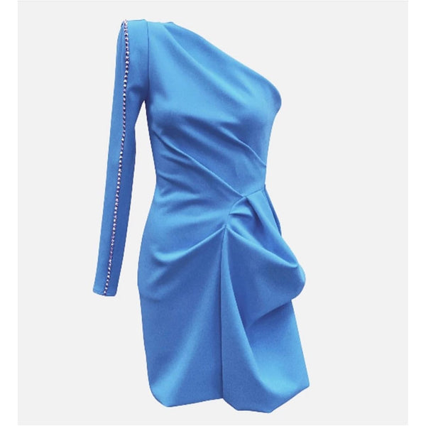 Meraki Izar Mini Dress - Blue