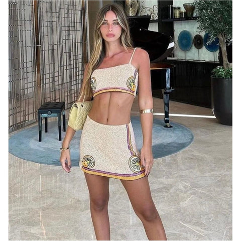 Oceanus Melodie Peach Set