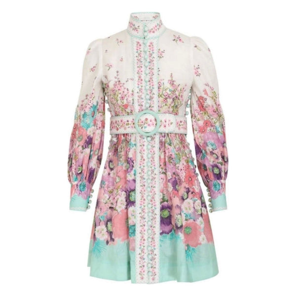 Zimmermann Jude Buttoned Mini Dress