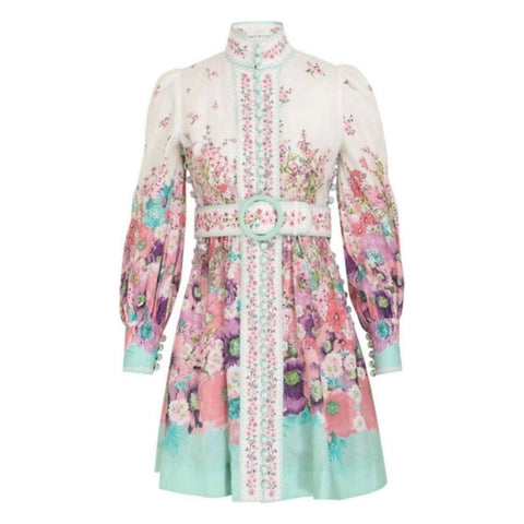 Zimmermann Jude Buttoned Mini Dress
