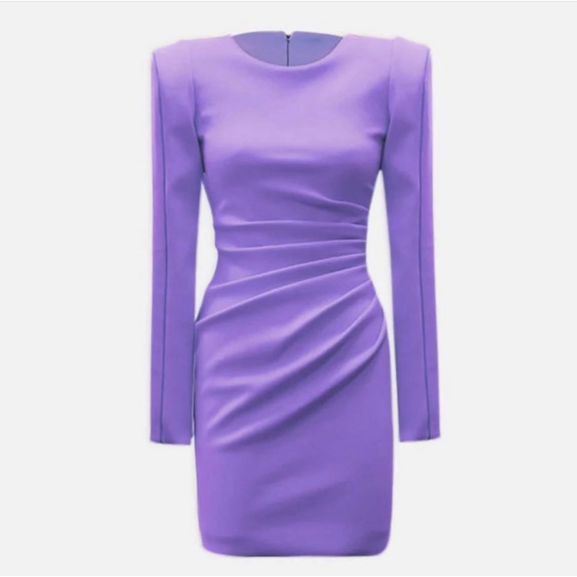 Meraki Farrah Mini Dress - Lilac Puple