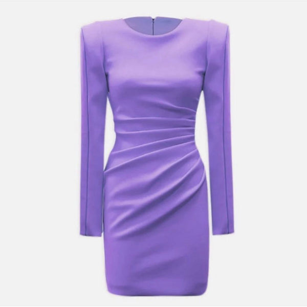 Meraki Farrah Mini Dress - Lilac Puple