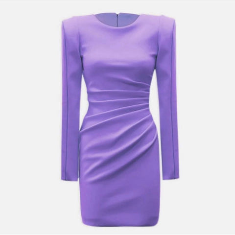 Meraki Farrah Lilac Mini Dress
